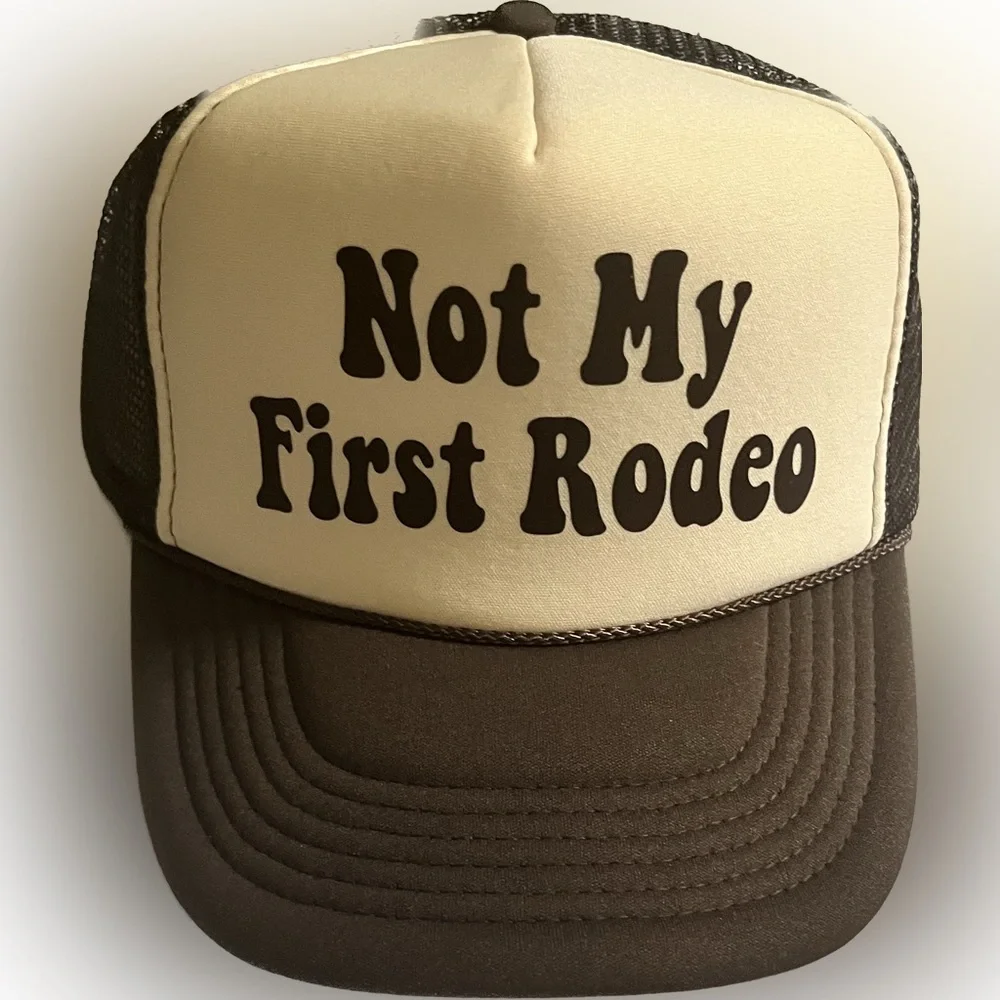 Not My First Rodeo Trucker Hat - Picture 2 of 4